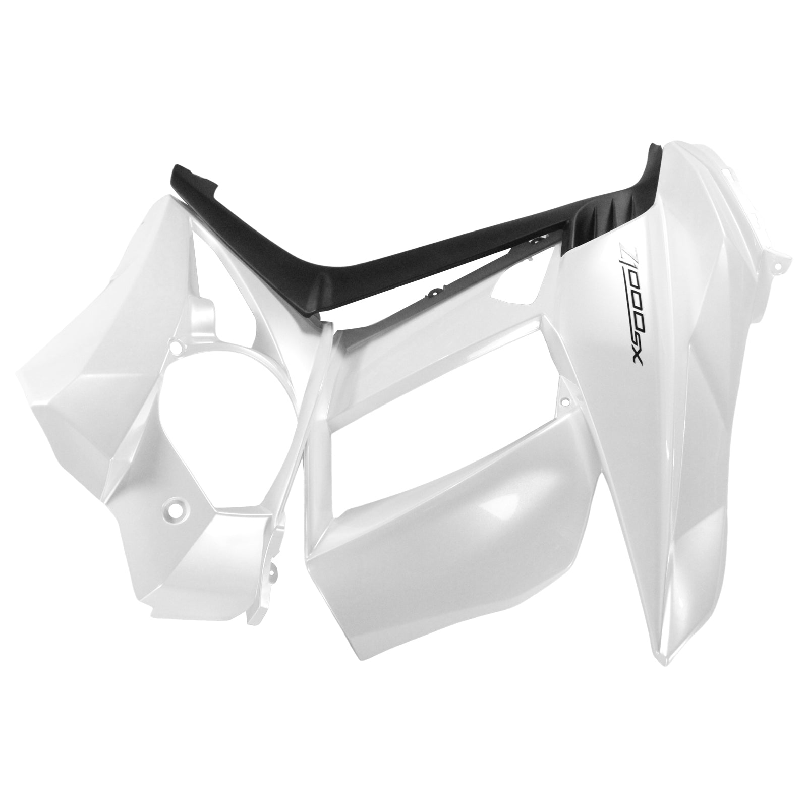 Amotopart Kawasaki Z1000SX 2010-2015 White  Fairing Kit