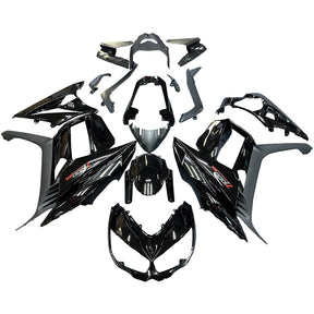 Amotopart 2010-2015 Z1000SX Kawasaki Gloss Black Fairing Kit