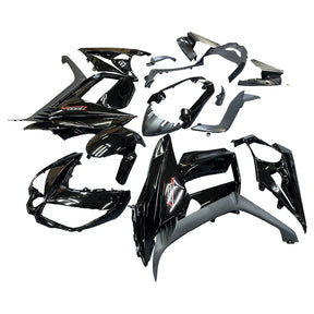 Amotopart 2010-2015 Z1000SX Kawasaki Gloss Black Fairing Kit