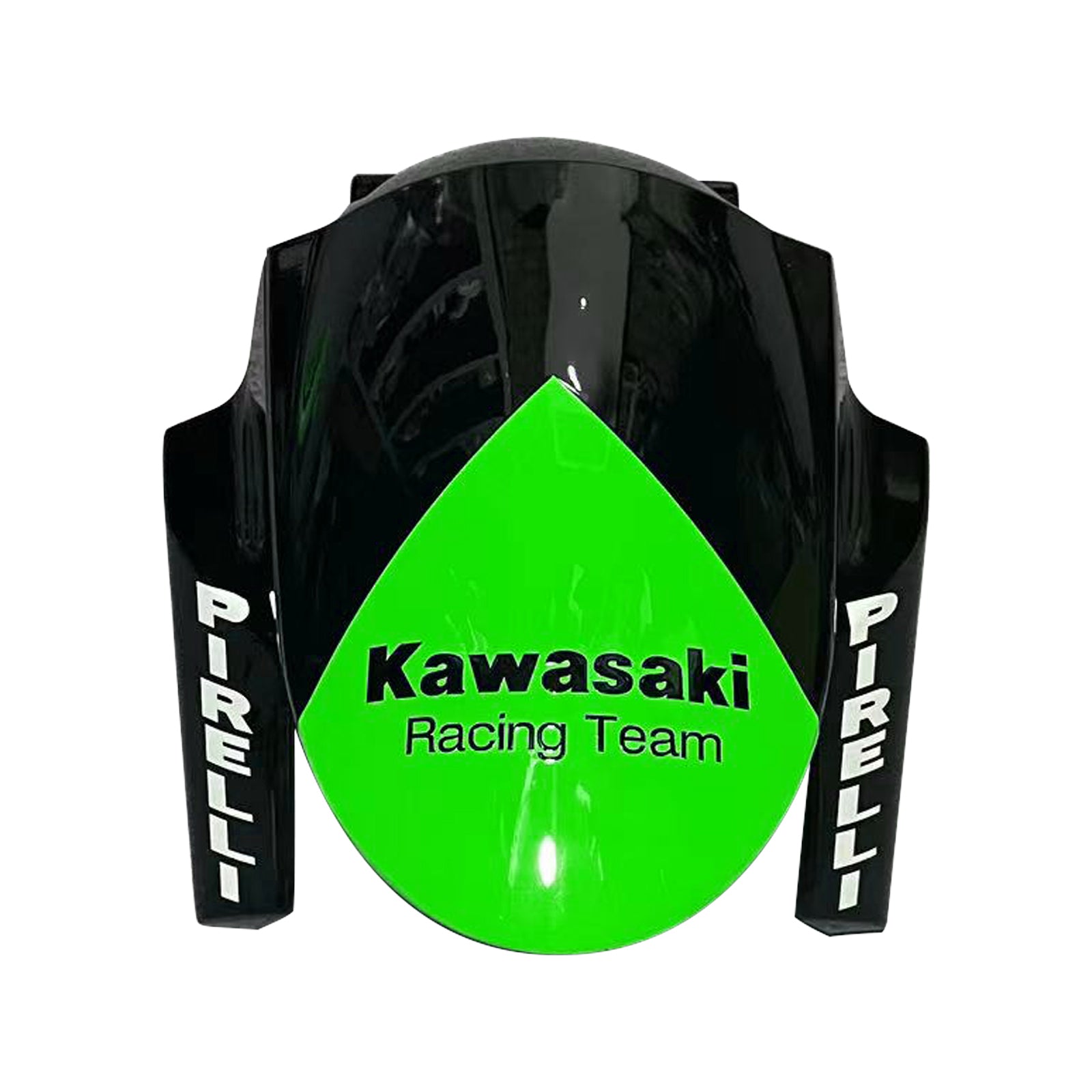 Amotopart 2010-2015 Z1000SX Kawasaki Orange&Green Fairing Kit