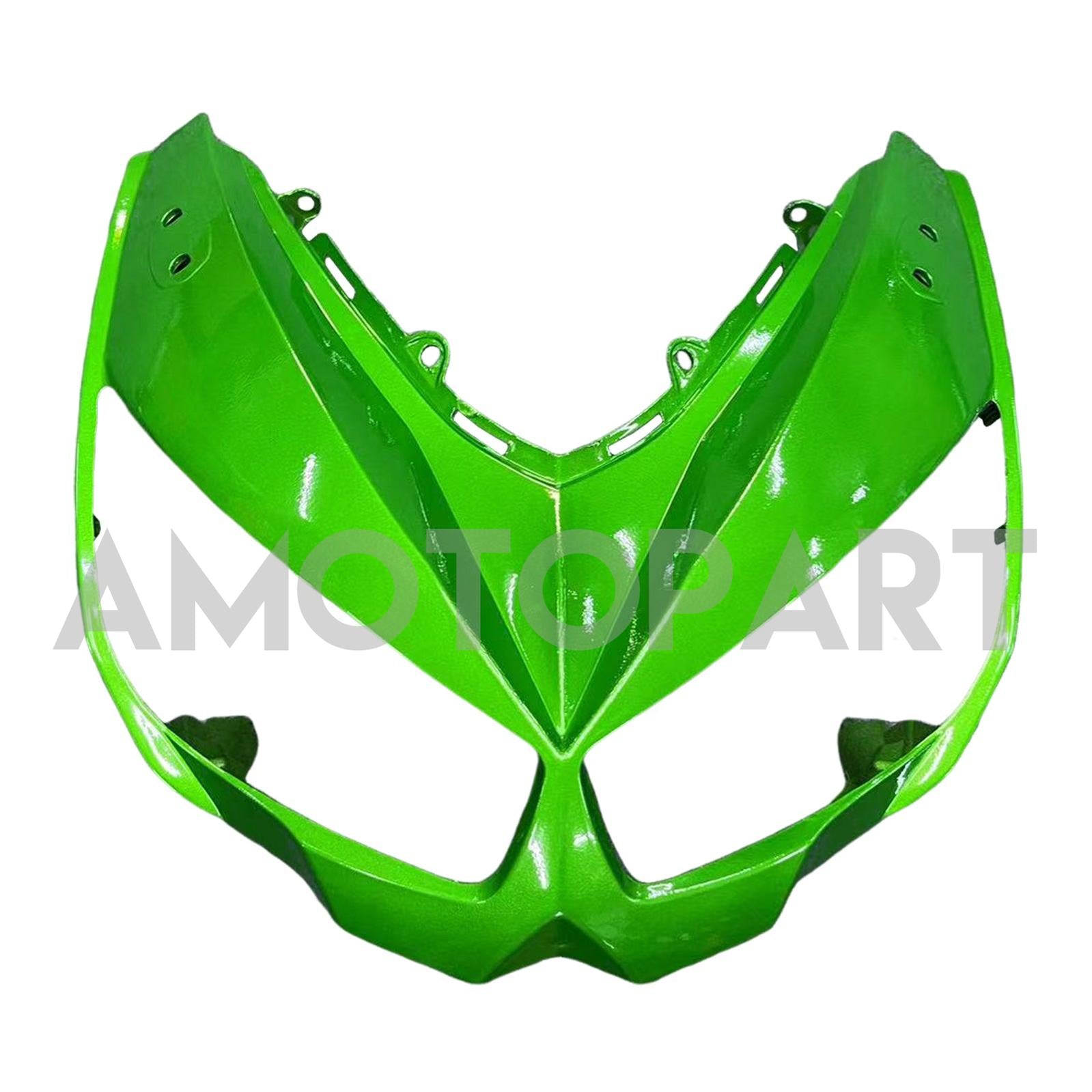 Amotopart 2010-2015 Z1000SX Kawasaki Green&Black Fairing Kit