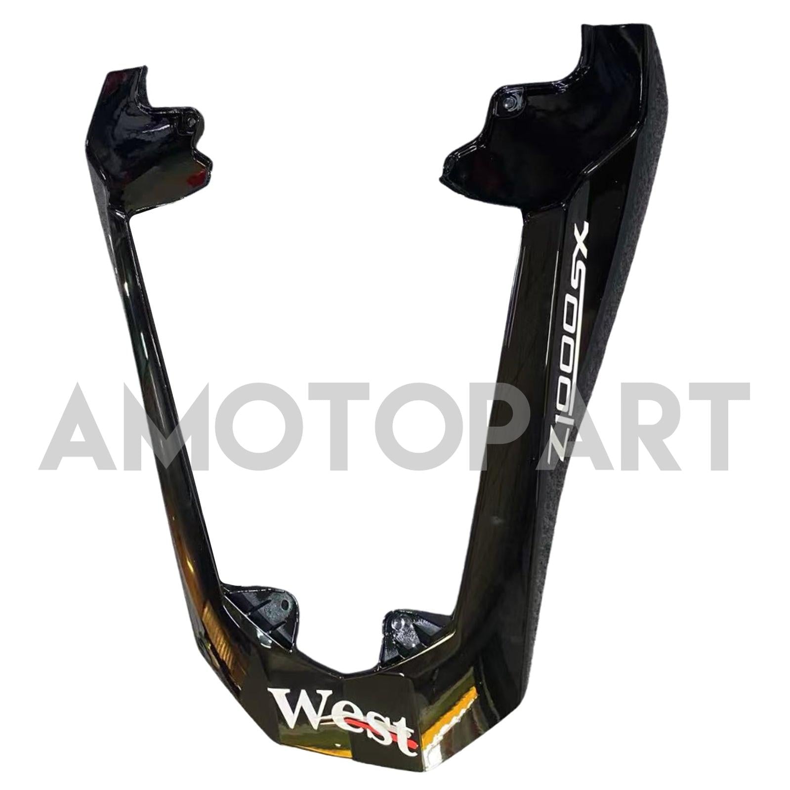 Amotopart 2010-2015 Kawasaki Z1000SX Black White Fairing Kit