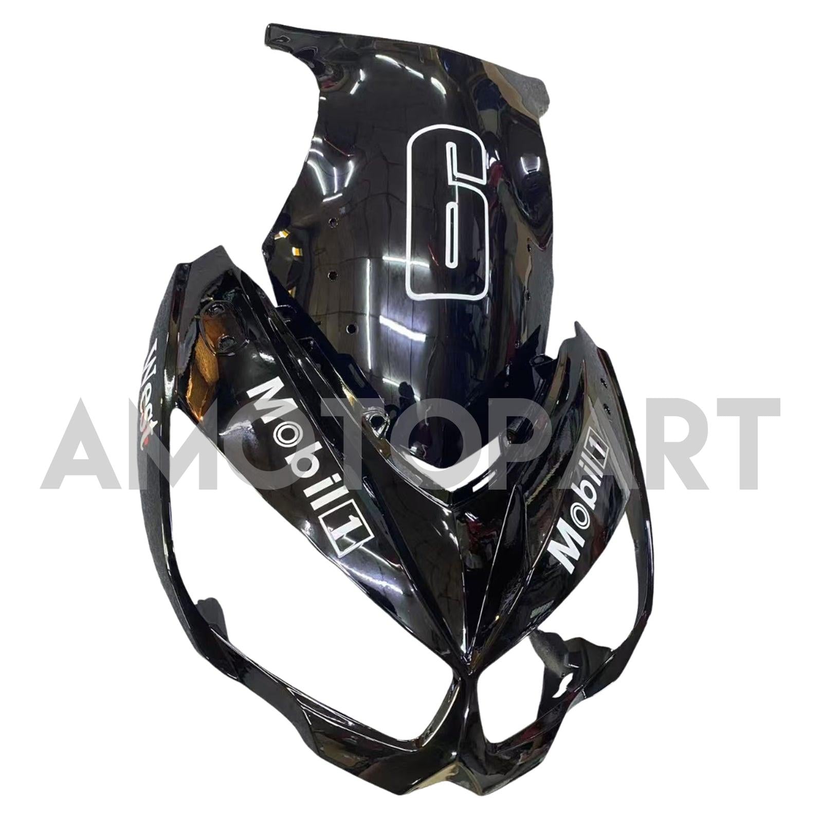 Amotopart 2010-2015 Kawasaki Z1000SX Black White Fairing Kit