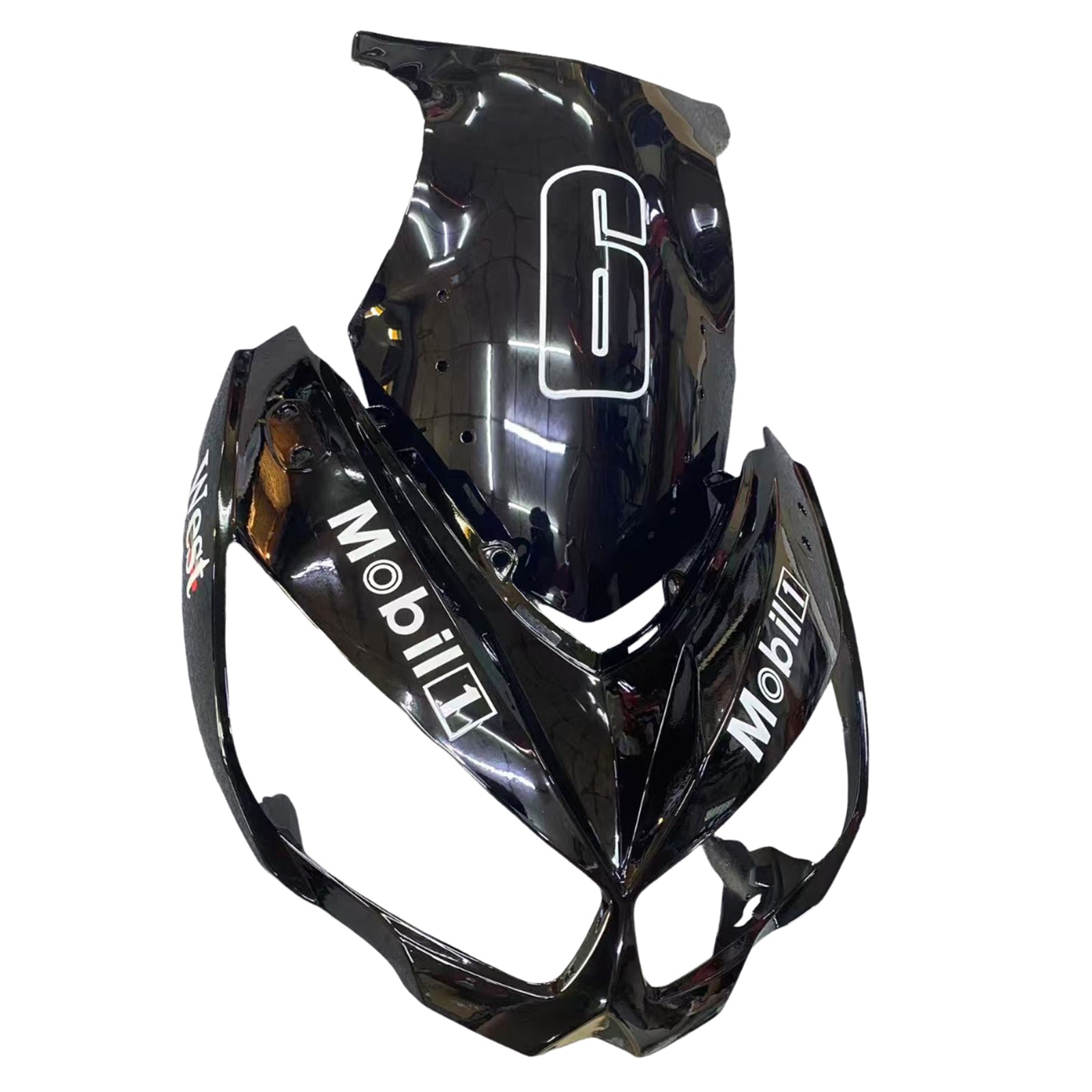 Amotopart 2010-2015 Kawasaki Z1000SX Black White Fairing Kit