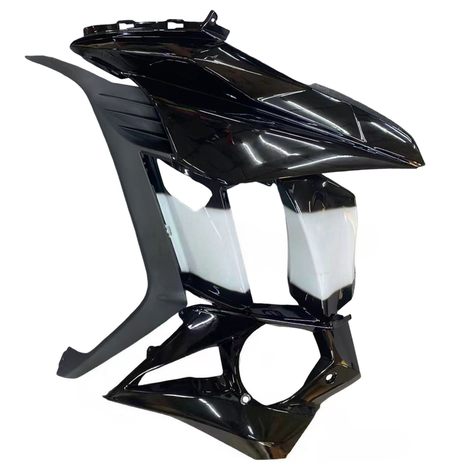 Amotopart 2010-2015 Kawasaki Z1000SX Black White Fairing Kit