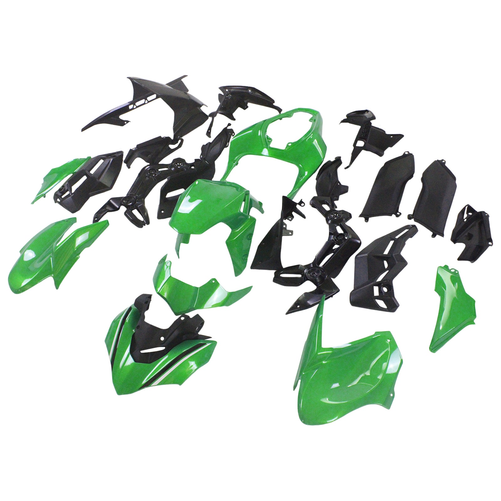 Amotopart Kawasaki 2017-2019 Z900 Green Fairing Kit