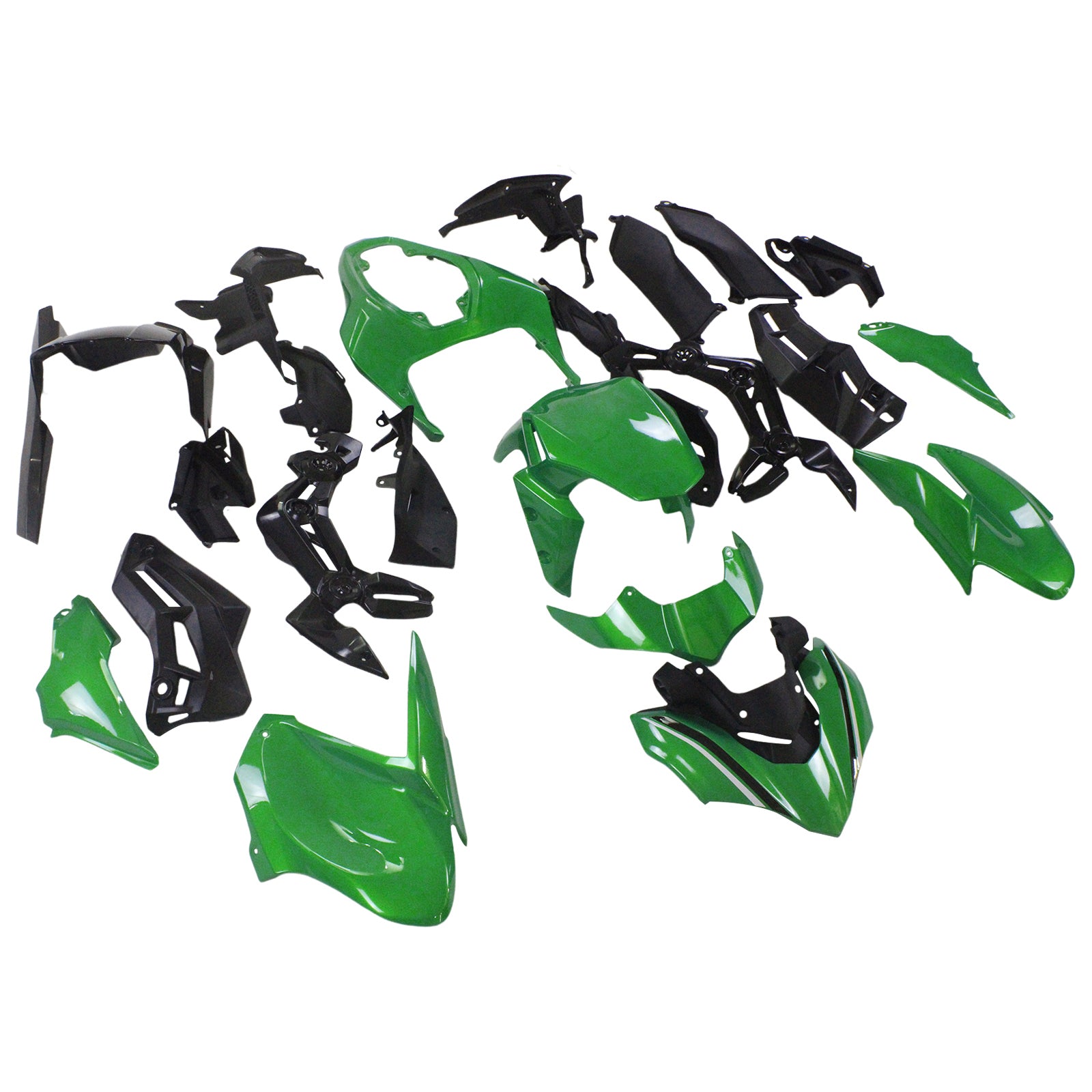 Amotopart Kawasaki 2017-2019 Z900 Green Fairing Kit
