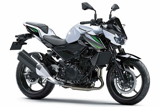 Amotopart Kawasaki 2018-2024 Z400 Verkleidungssatz, weiß