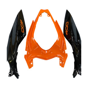 Amotopart 2018-2024 Z400 Kawasaki Black Orange Fairing Kit