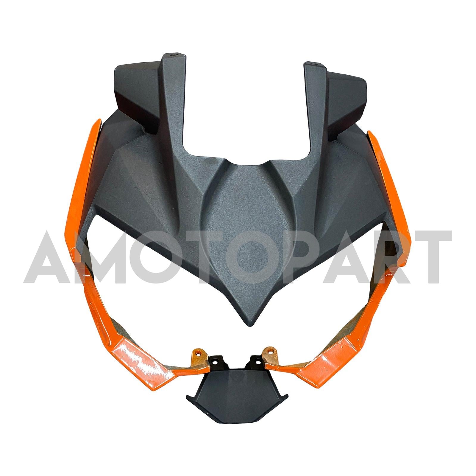 Amotopart 2018-2024 Z400 Kawasaki ブラックオレンジ フェアリングキット