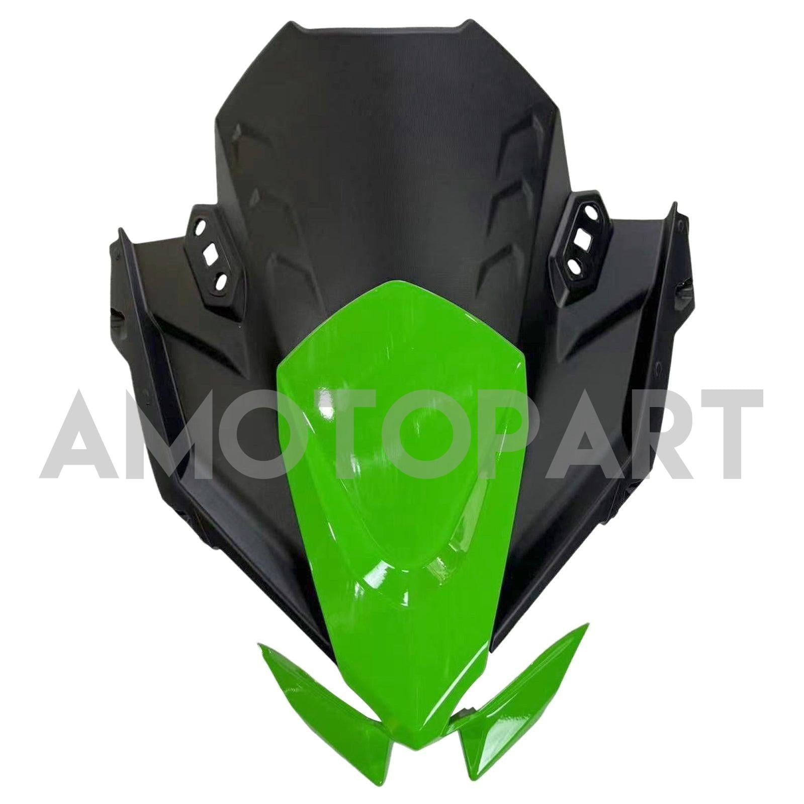 Amotopart 2020-2025 Kawasaki ER-6F Ninja650 Green&Black Style2 Fairing Kit