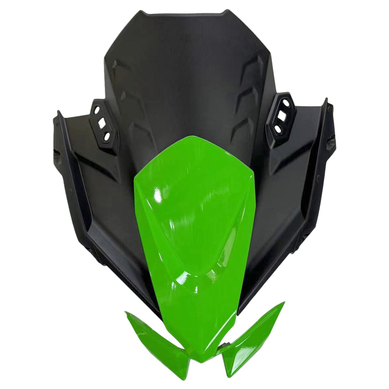 Amotopart 2020-2025 Kawasaki ER-6F Ninja650 Green&Black Style2 Fairing Kit