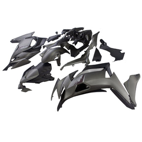 Amotopart 2020-2024 Kawasaki ER-6F Ninja650 Gray Black Fairing Kit