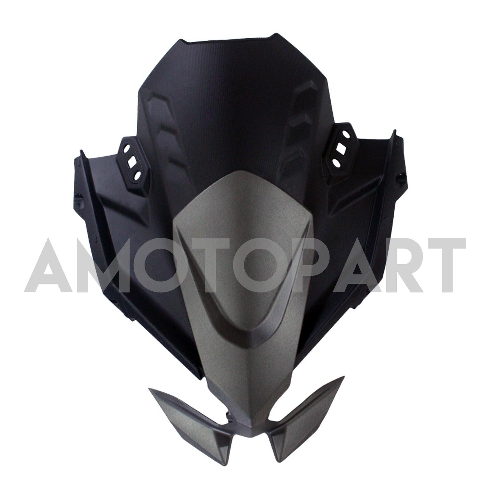 Amotopart 2020-2025 Kawasaki ER-6F Ninja650 Gray Black Fairing Kit