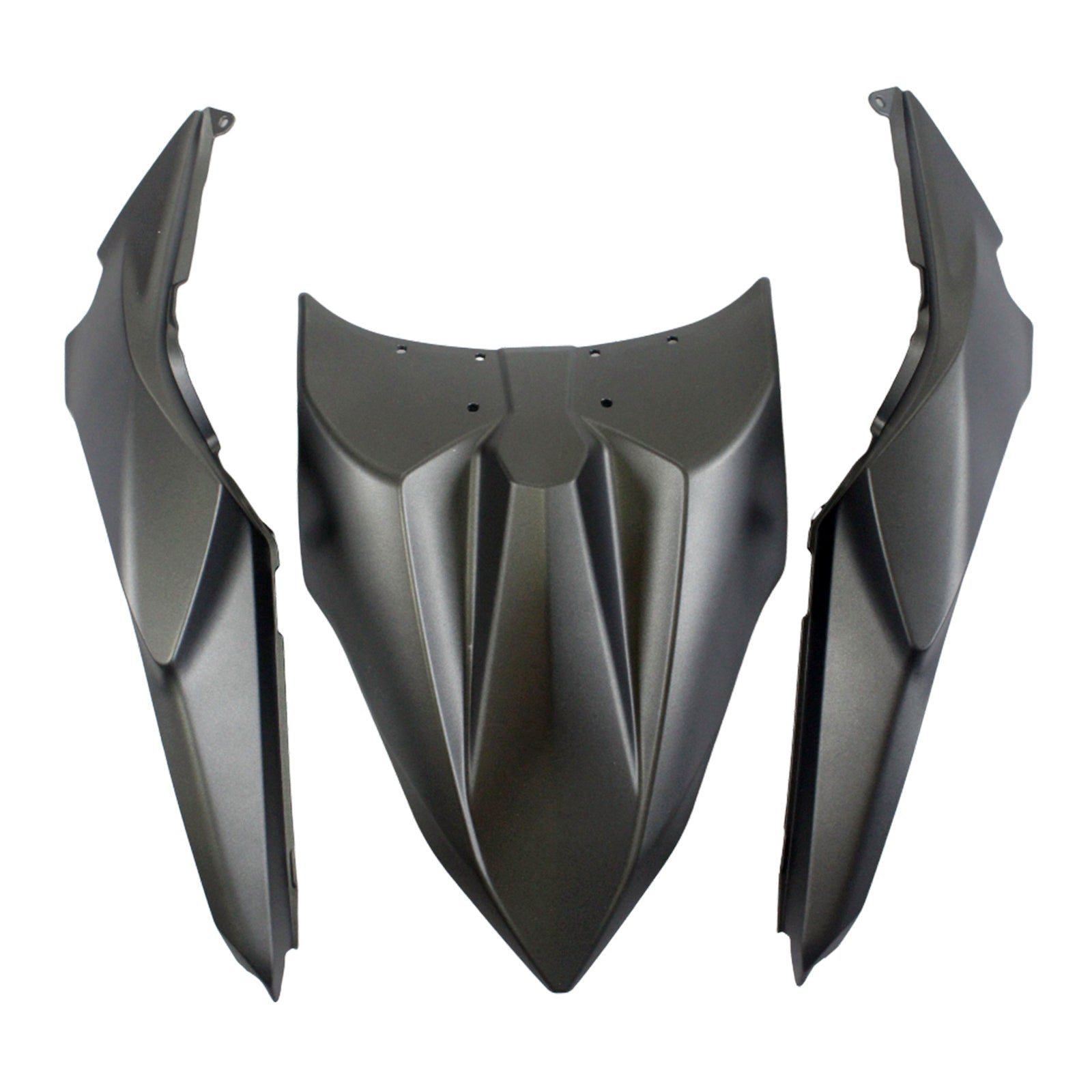 Amotopart 2020-2024 Kawasaki ER-6F Ninja650 Gray Black Fairing Kit