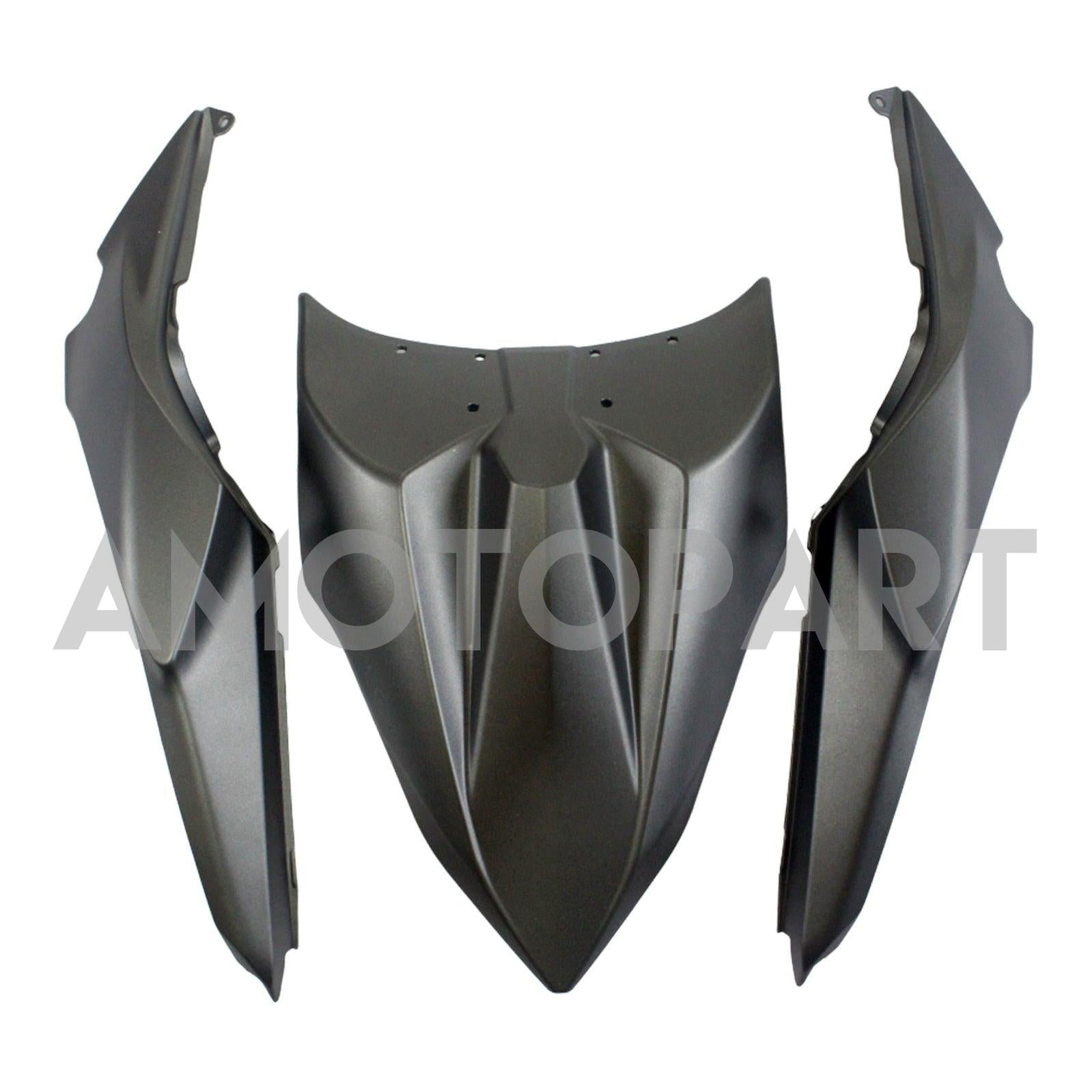 Amotopart 2020-2025 Kawasaki ER-6F Ninja650 Gray Black Fairing Kit