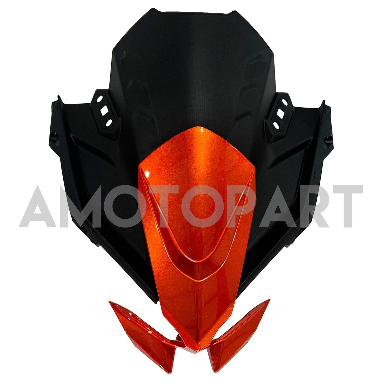 Amotopart 2020-2024 Kit carena Kawasaki ER-6F Ninja650 arancione lucido