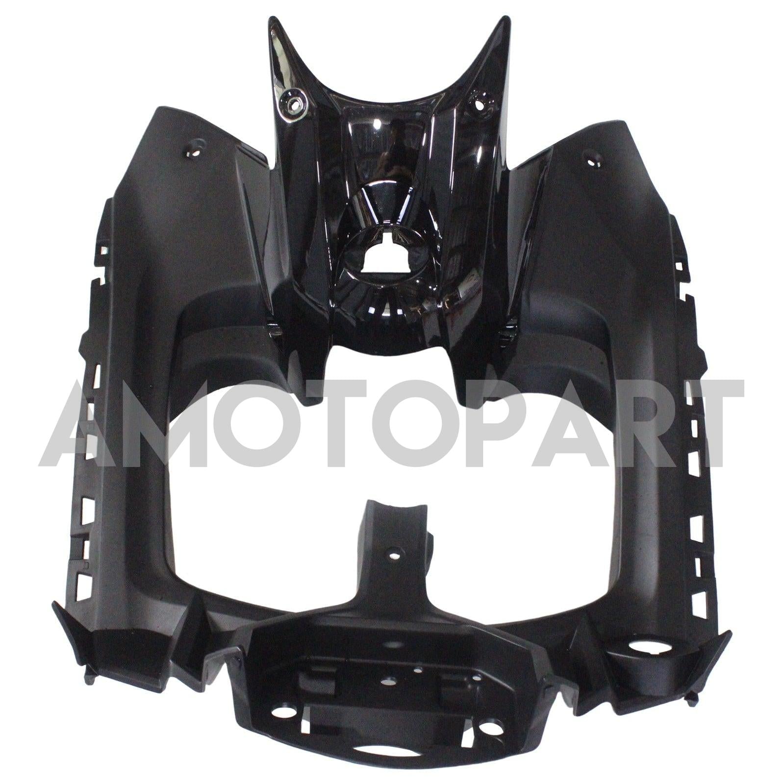 Amotopart 2020-2025 Kawasaki ER-6F Ninja650 Black&Orange Fairing Kit