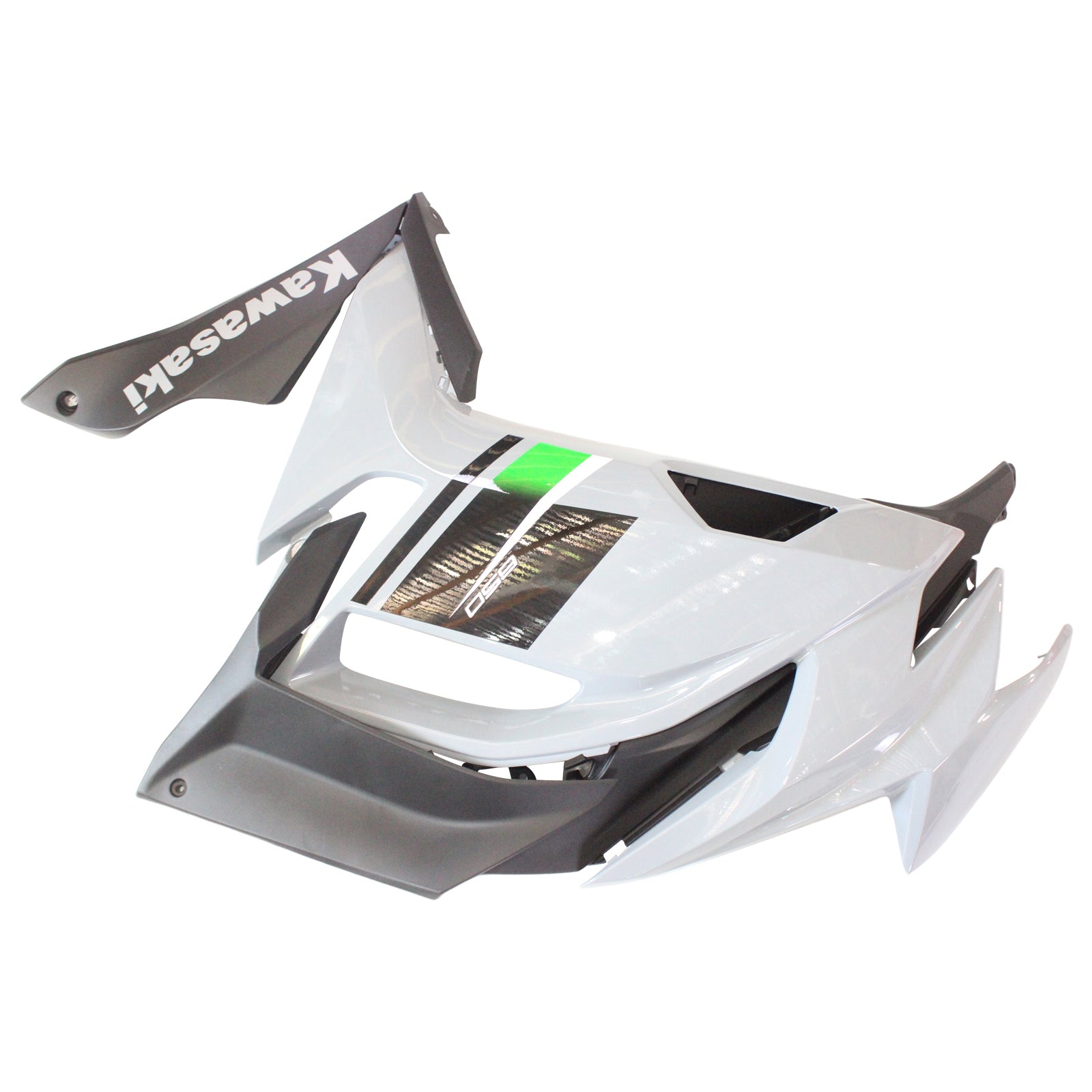 Amotopart 2020-2024 Kawasaki ER-6F Ninja650 Grey&Black Fairing Kit