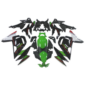 Amotopart 2020-2024 Kawasaki ER-6F Ninja650 Green&Black Fairing Kit