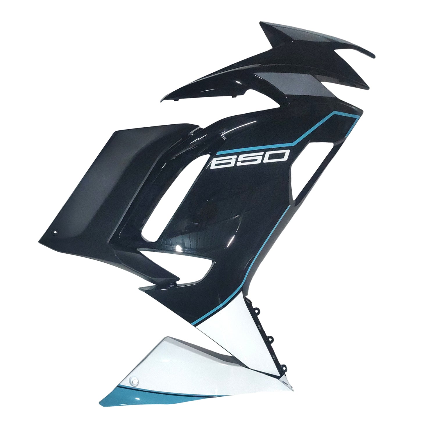 Amotopart 2020-2026 Kawasaki ER-6F Ninja650 Black Grey Fairing Kit