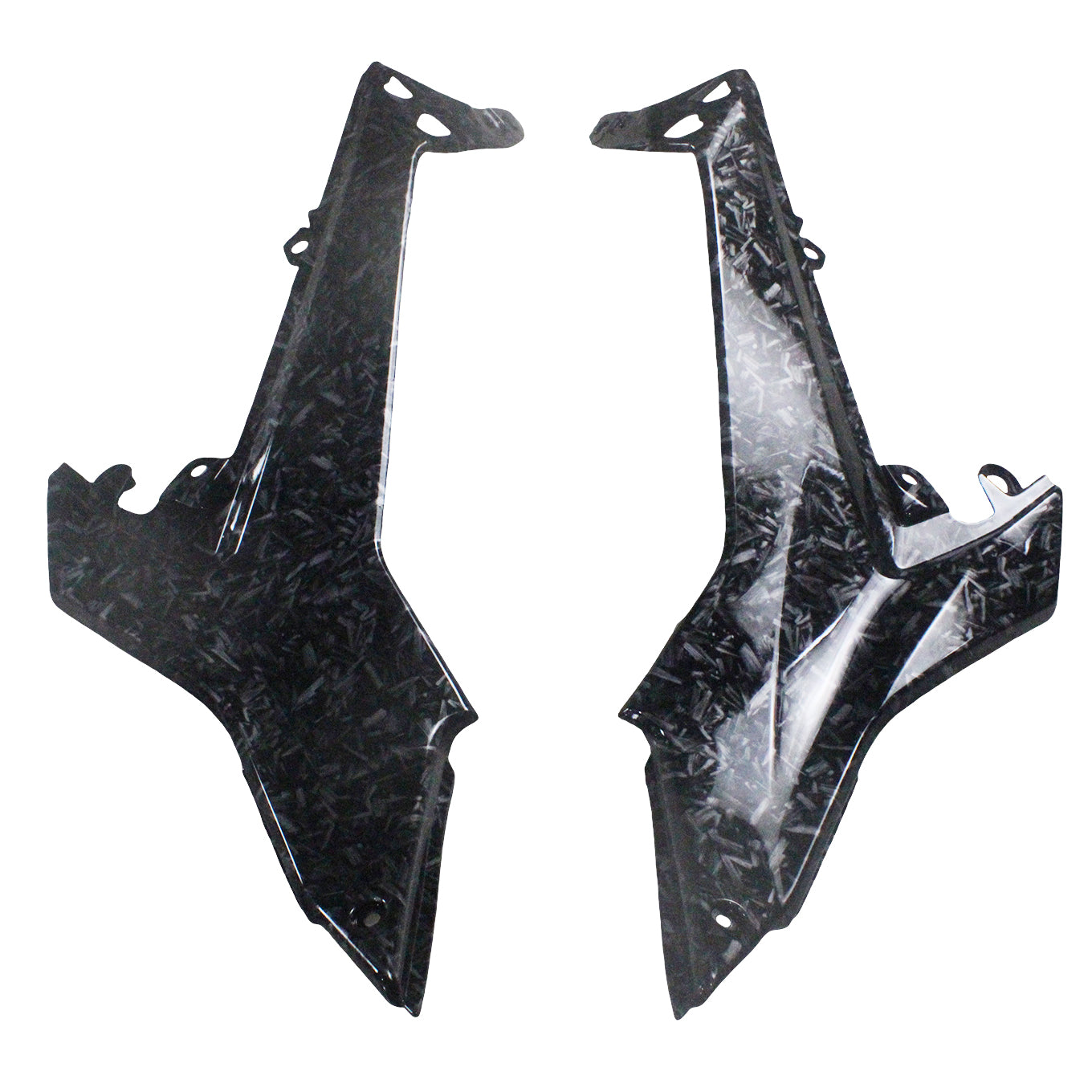 Amotopart 2020-2025 Kawasaki ER-6F Ninja650 Marble Carbon Fiber Fairing Kit