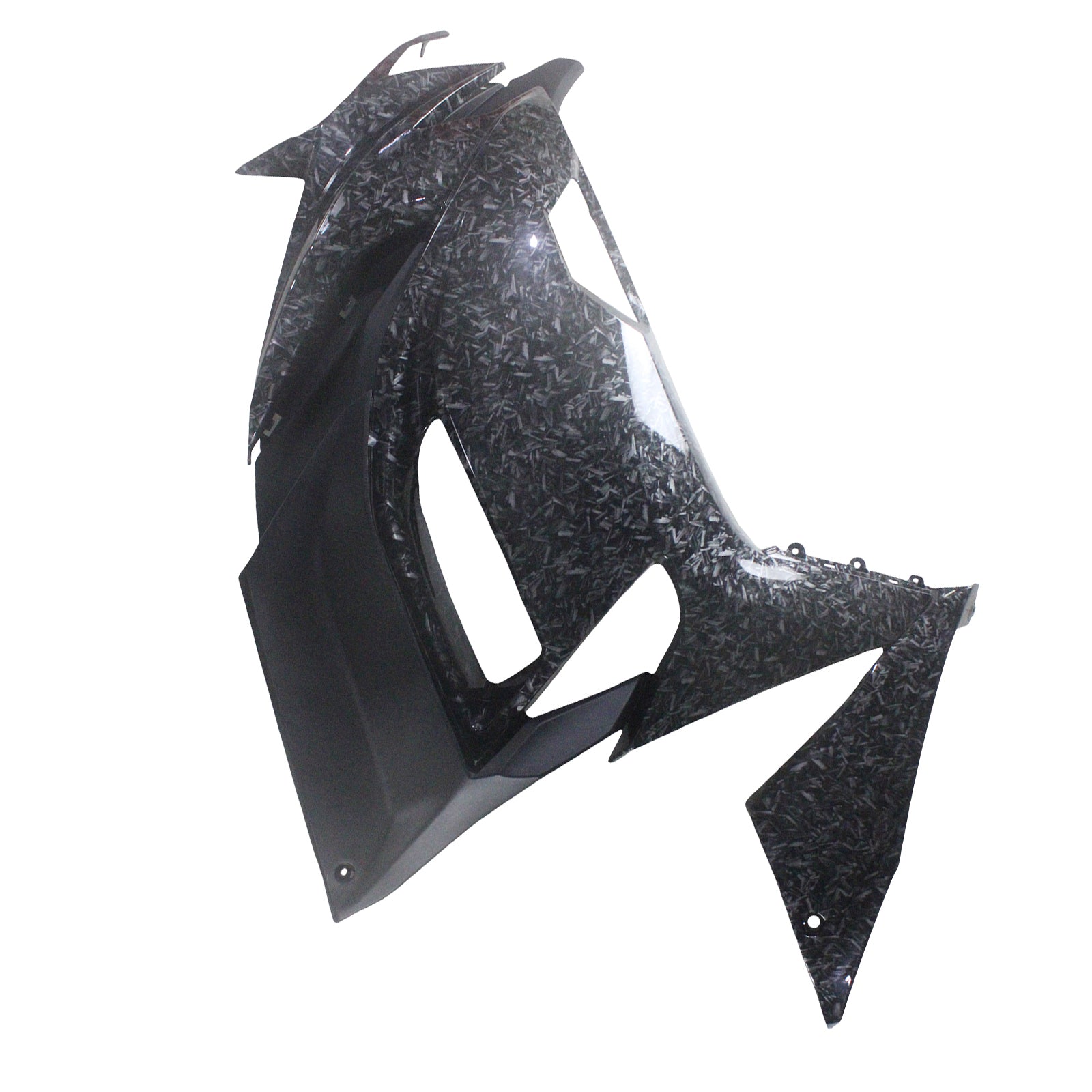 Amotopart 2020-2024 Kawasaki ER-6F Ninja650 Marble Carbon Fiber Fairing Kit