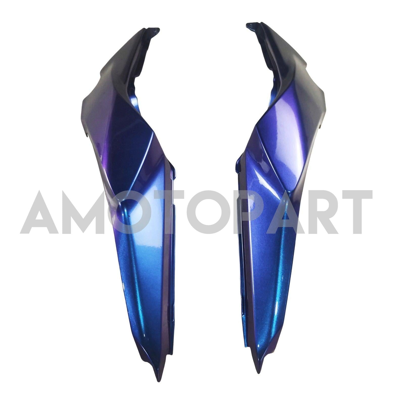 Amotopart 2020-2025 Kawasaki ER-6f Ninja650 Gradient Blue Purple Abzugskit
