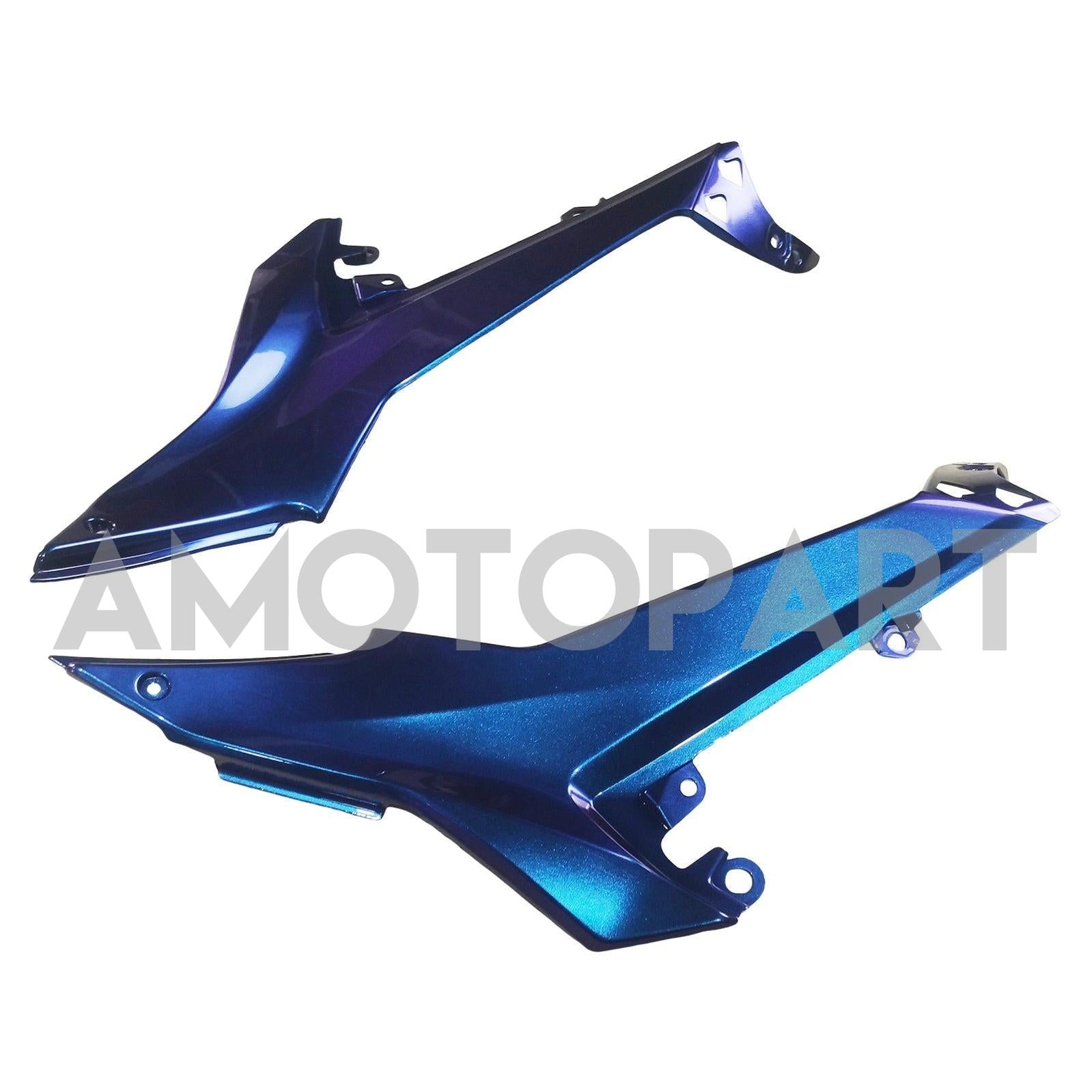 Amotopart 2020-2025 Kawasaki ER-6f Ninja650 Gradient Blue Purple Abzugskit