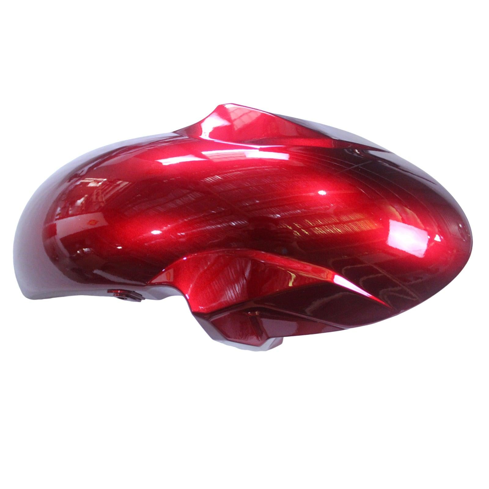 Amotopart 2020-2025 Kawasaki ER-6f Ninja650 Schwarzes Rotverkleidungskit