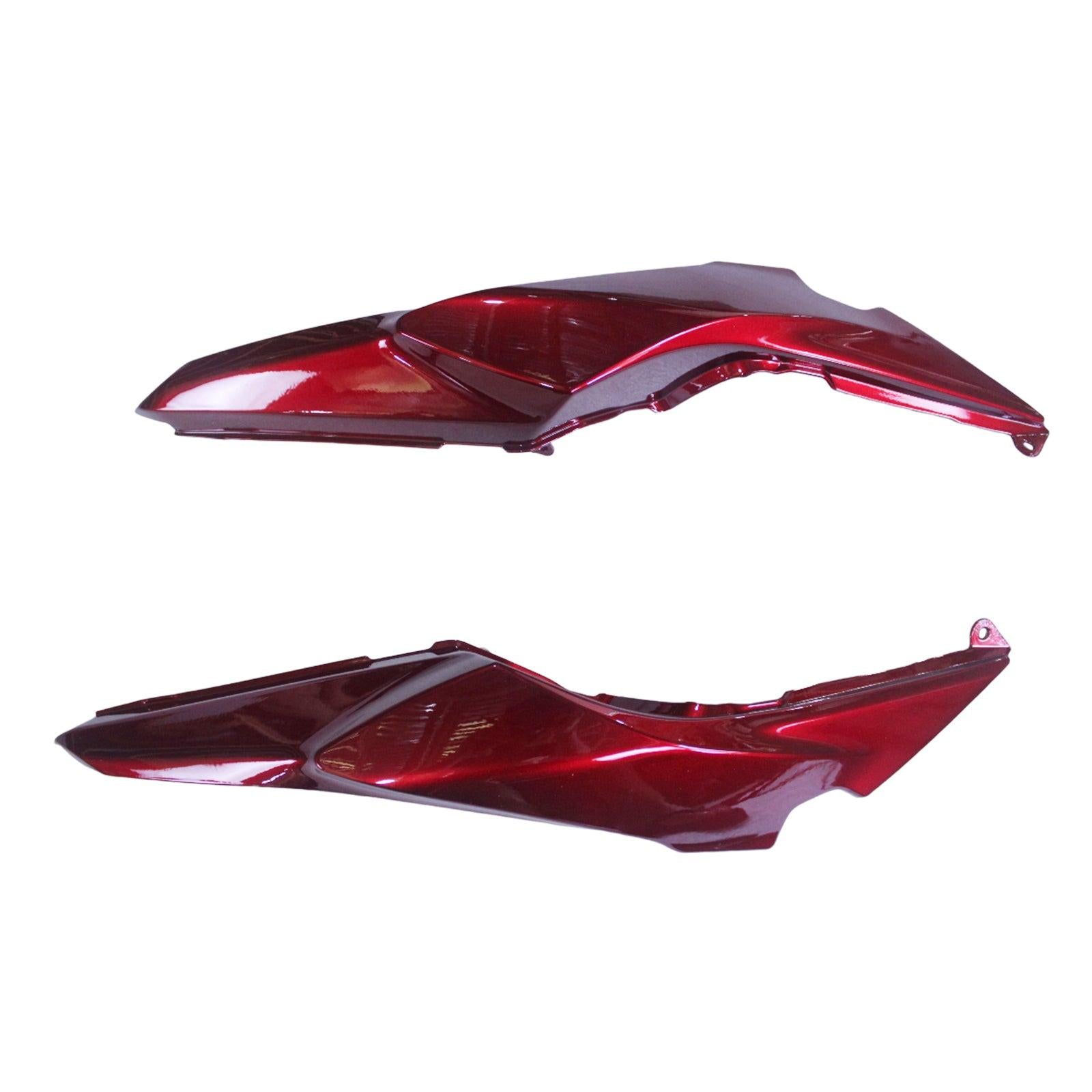 Amotopart 2020-2025 Kawasaki ER-6f Ninja650 Schwarzes Rotverkleidungskit