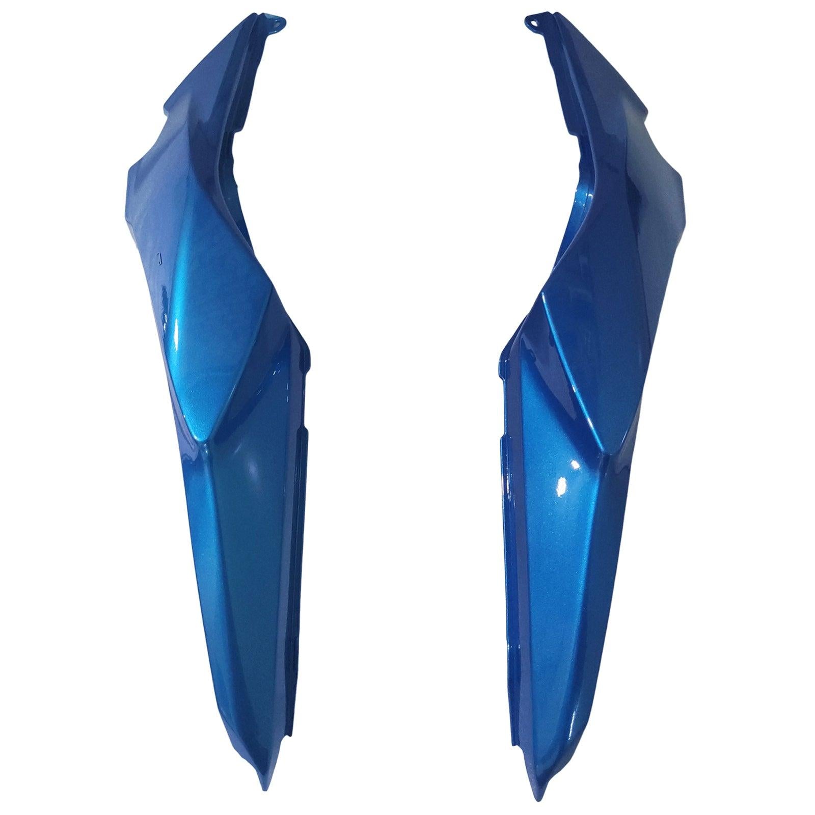 Amotopart 2020-2025 Kawasaki ER-6F Ninja650 Glossy Black Blue Fairing Kit