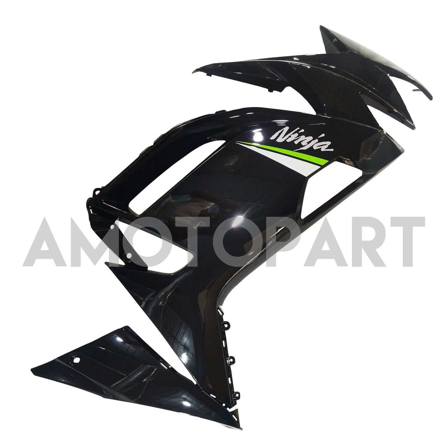 Amotopart 2020-2025 KAWASAKI ER-6F NINJA650 Glossy Black Fairing Kit