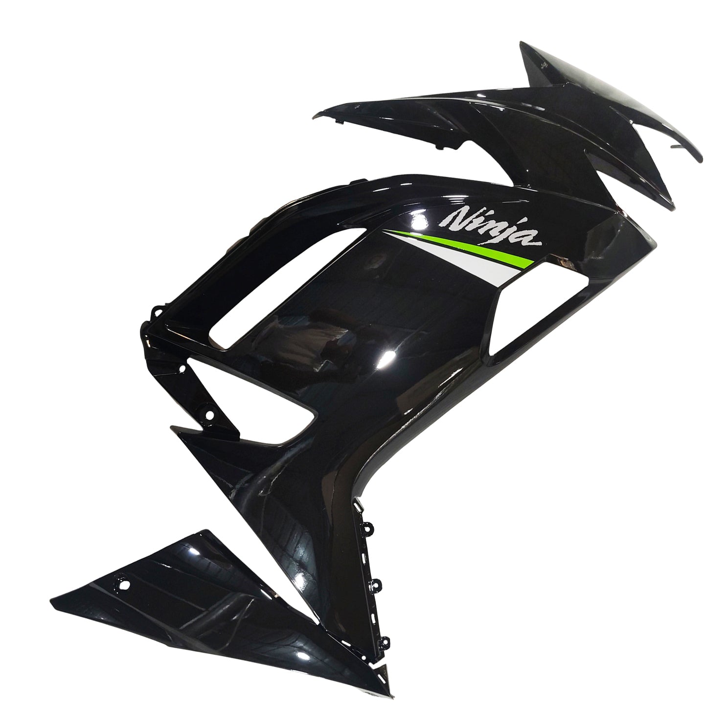 槐ページ Amotopart 2020-2026 Kawasaki ER-6F Ninja650 Glossy Black Fairing Kit