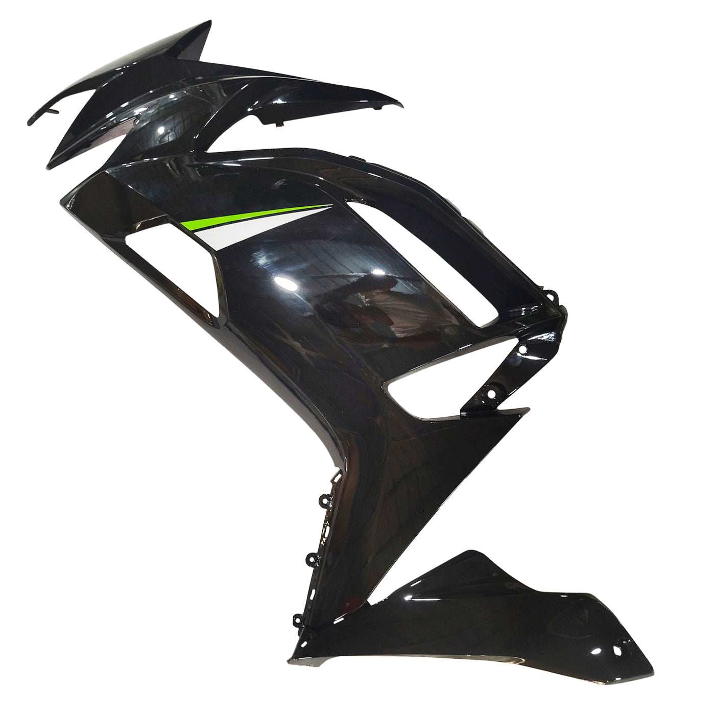 Amotopart 2020-2025 Kawasaki ER-6F Ninja650 Glossy Black Fairing Kit