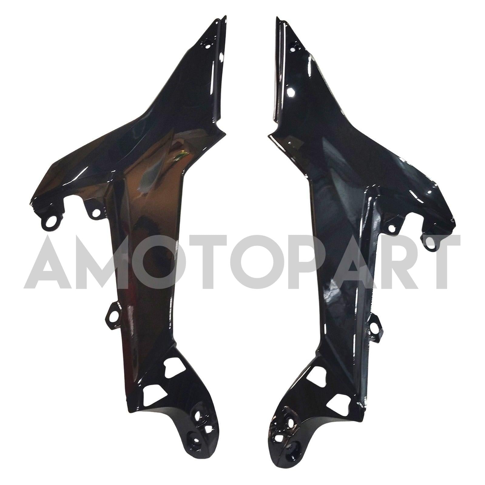Amotopart 2020-2025 KAWASAKI ER-6F NINJA650 Glossy Black Fairing Kit