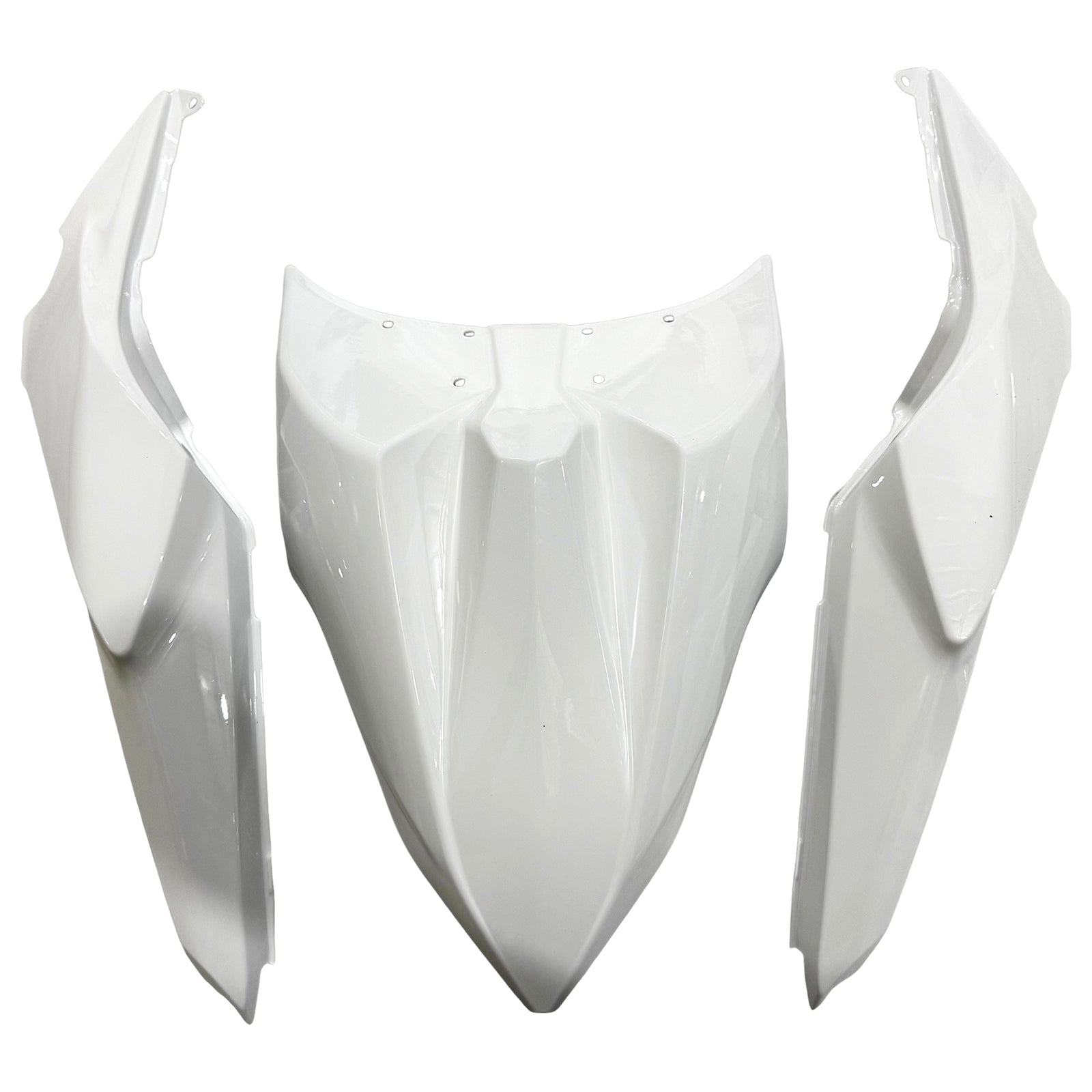 Amotopart 2020-2025 Kawasaki ER6F Ninja650 White Fairing Kit