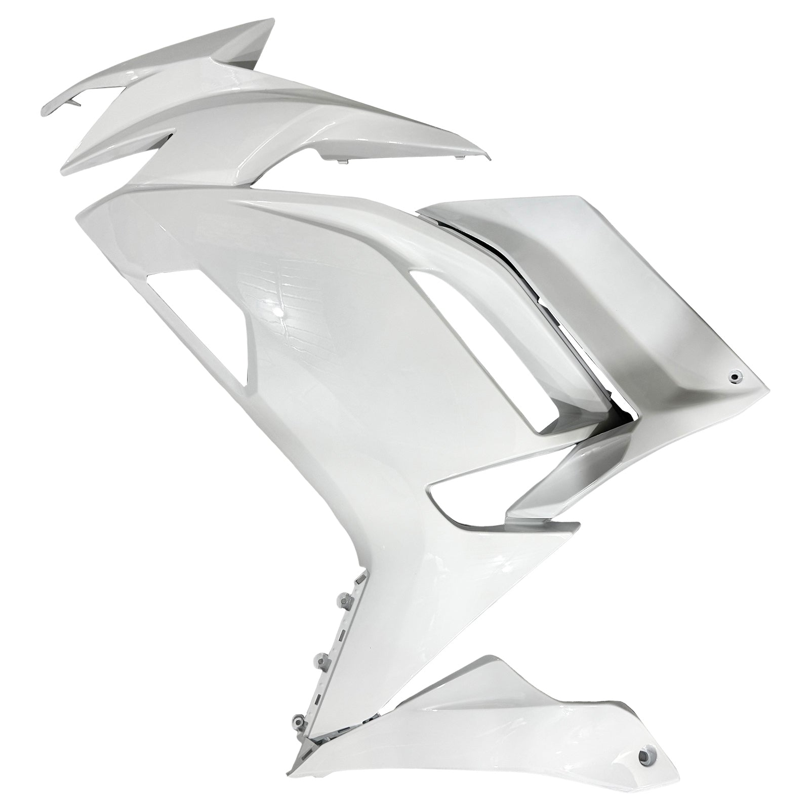 Amotopart 2020-2025 Kawasaki ER6F Ninja650 White Fairing Kit