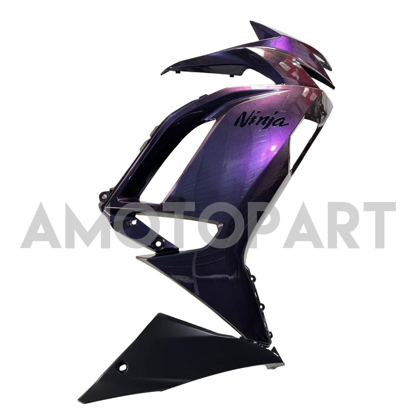 Amotopart 2020-2025 Kawasaki ER6F Ninja650 Gradient Purple Blue Fairing Kit