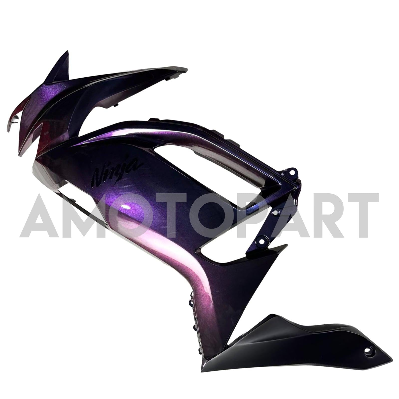 Amotopart 2020-2025 Kawasaki ER6F Ninja650 Gradient Purple Blue Fairing Kit