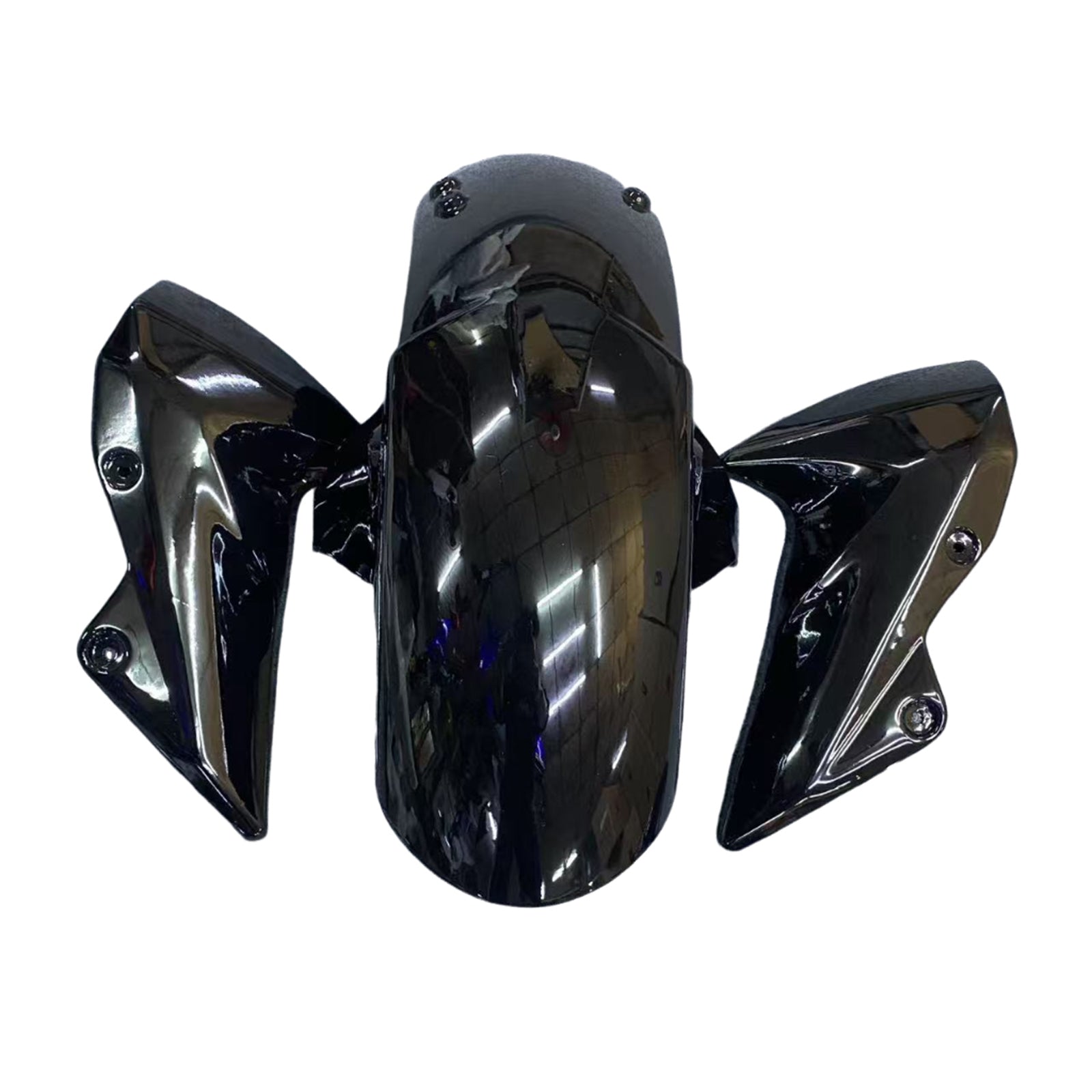 Amotopart 2007-2009 Kawasaki Z1000 Black Orange Fairing Kit