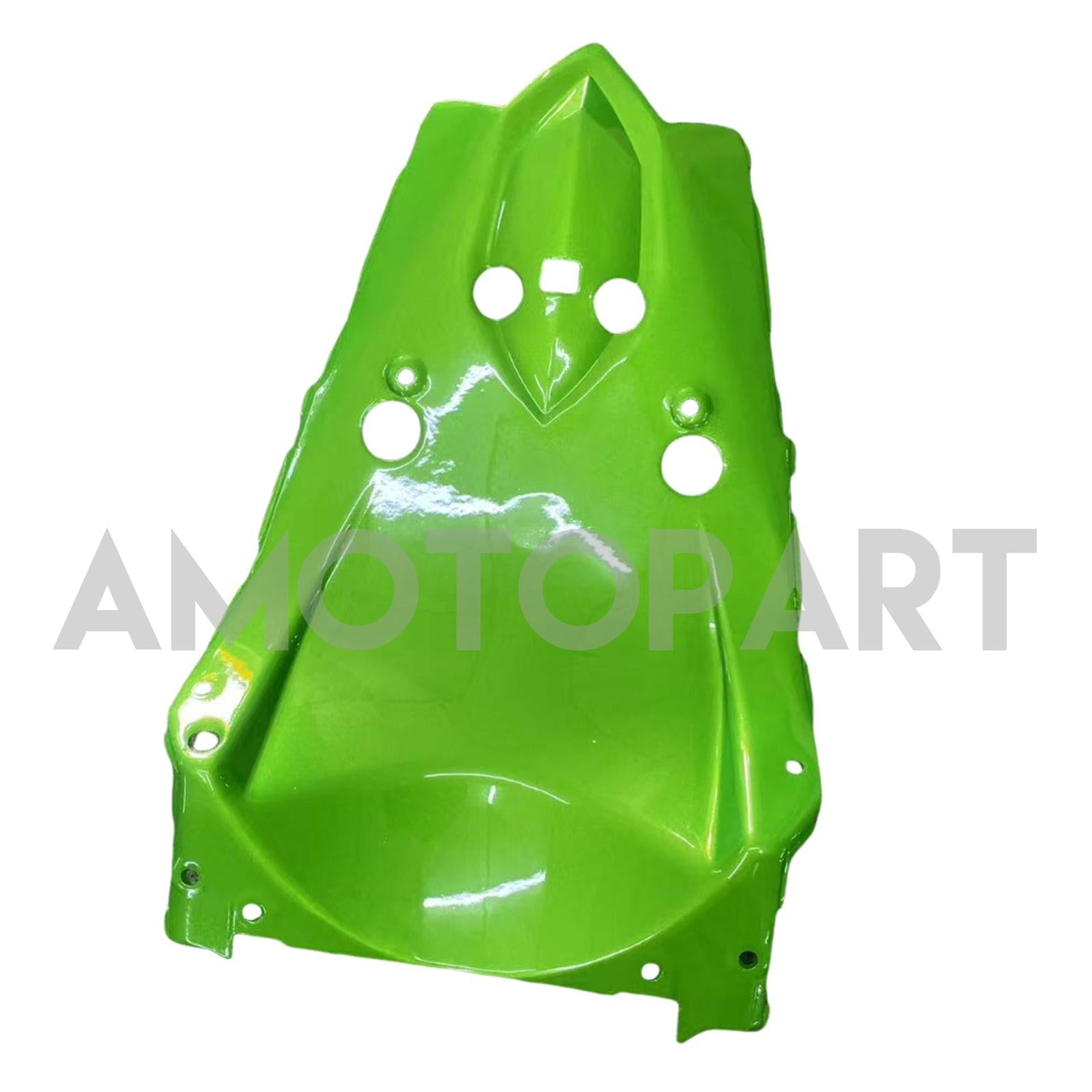 Amotopart 2007-2009 Kawasaki Z1000 Glossy Black Green Fairing Kit