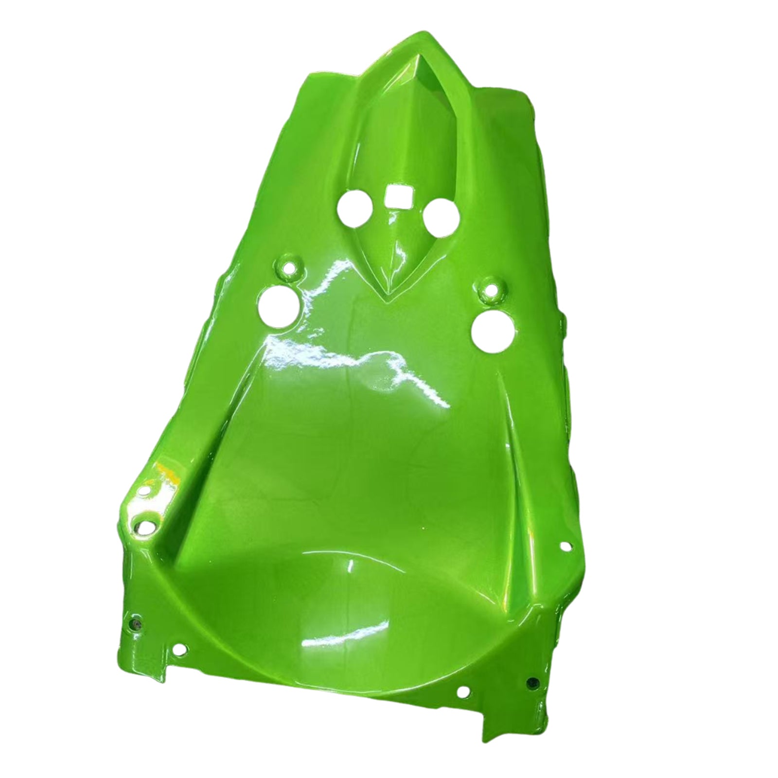 Amotopart 2007-2009 Kawasaki Z1000 Glossy Black Green Fairing Kit