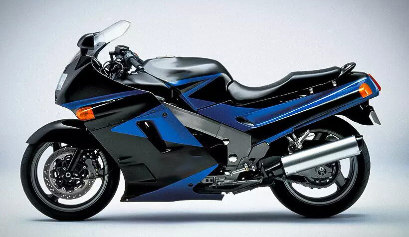Amotopart 1993-2003 Kawasaki ZZR1100 Blue&Black Style3 Fairing Kit