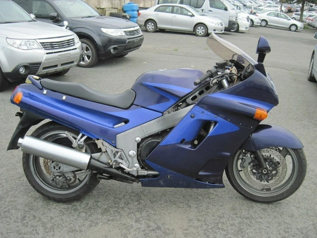 Amotopart 1993-2003 Kawasaki ZZR1100 Blue&Black Style2 Fairing Kit
