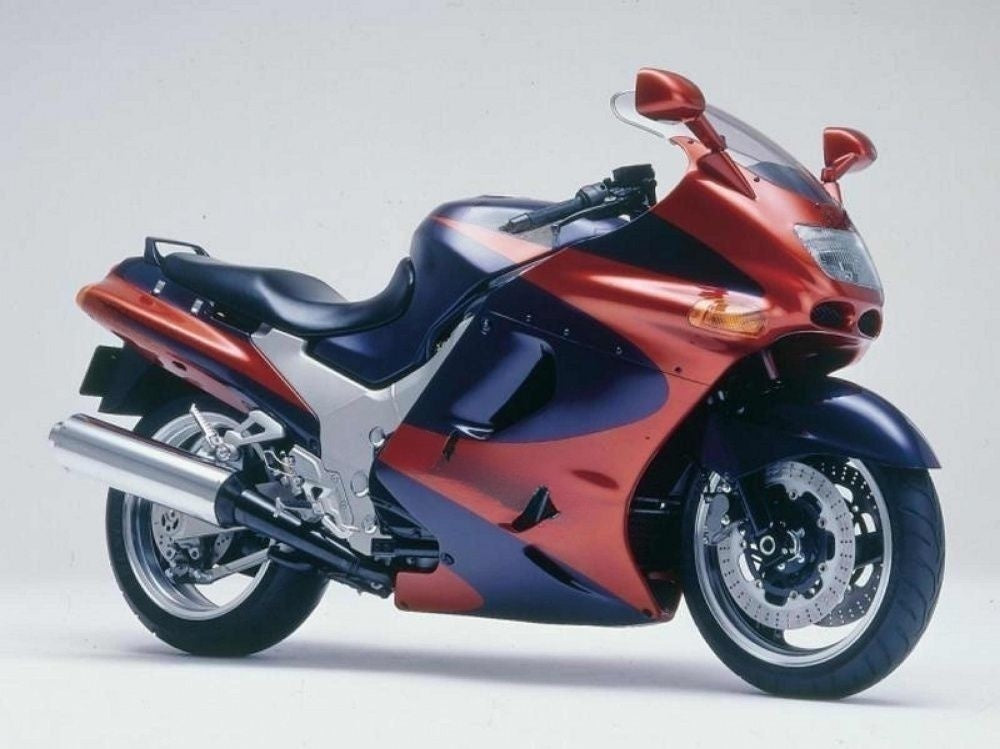 Amotopart 1993-2003 Kawasaki ZZR1100 Blue&Red Fairing Kit