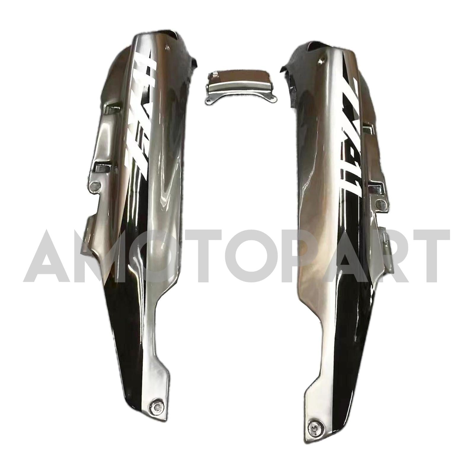 Amotopart 1993-2003 ZZR1100 Kawasaki Gris&Kit de carénage noir