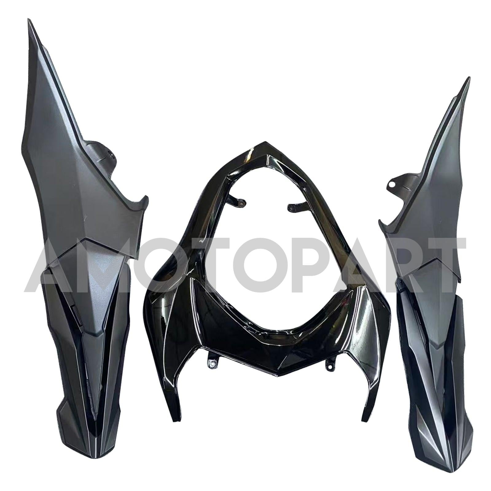 Amotopart 2013-2018 Kawasaki Z800 Green&Black Style3 Fairing Kit
