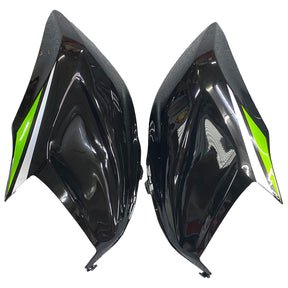 Kit carena Amotopart 2013-2018 Kawasaki Z800 verde e nero opaco