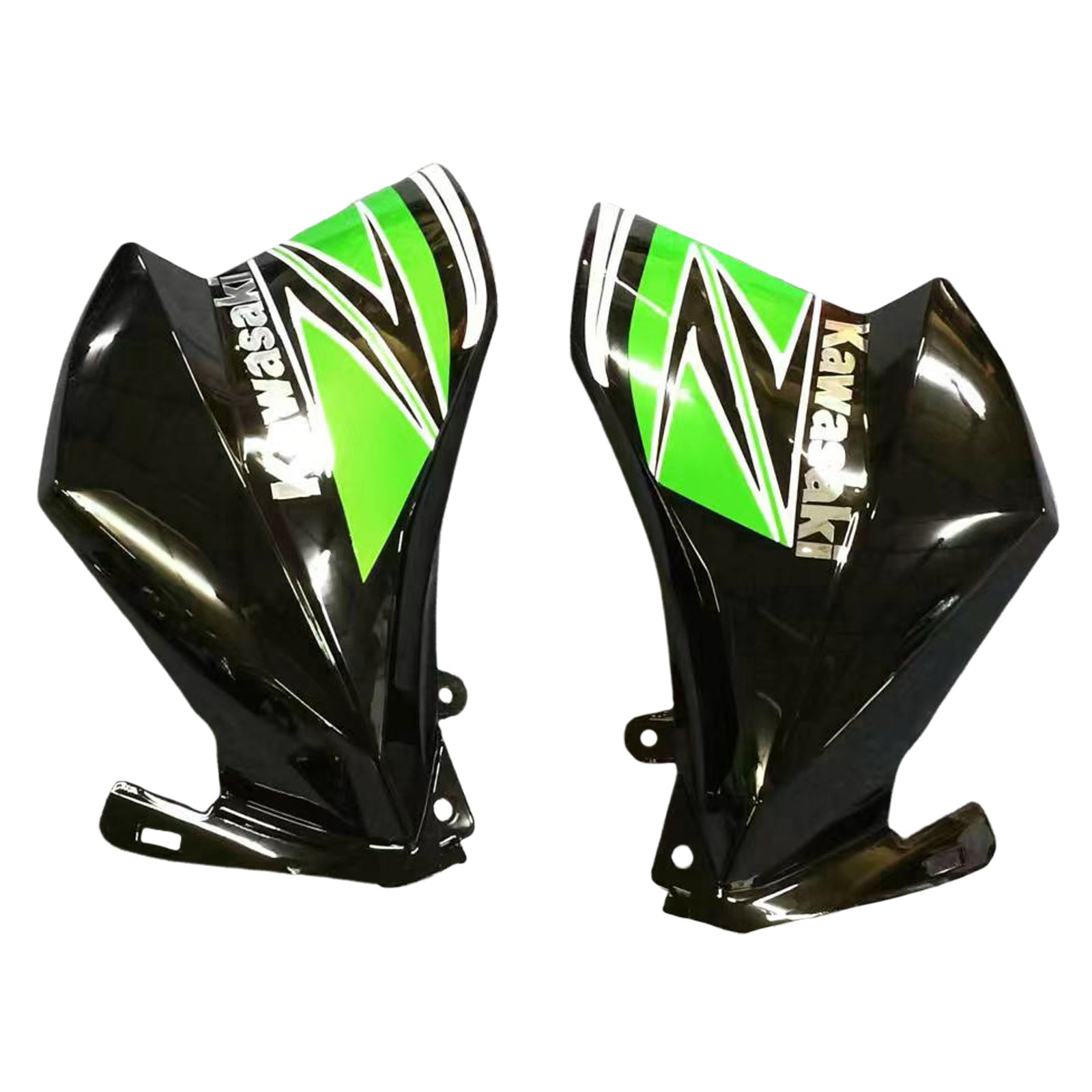 Amotopart 2013-2018 Kawasaki Z800 Green&Black Style2 Fairing Kit